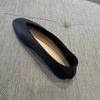 Summer New Flat-bottomed Leather Light-mouth Black Single Shoes Women's Casual Ladyshoes Women