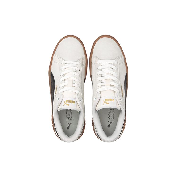 New PUMA Smash Platform V2 Sd 'White Black Gum' Women's 373037-07