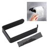 Tissue Holder Punch   Wall Mounted Acrylic Roll Paper Hanger for Bathroom Kitchen