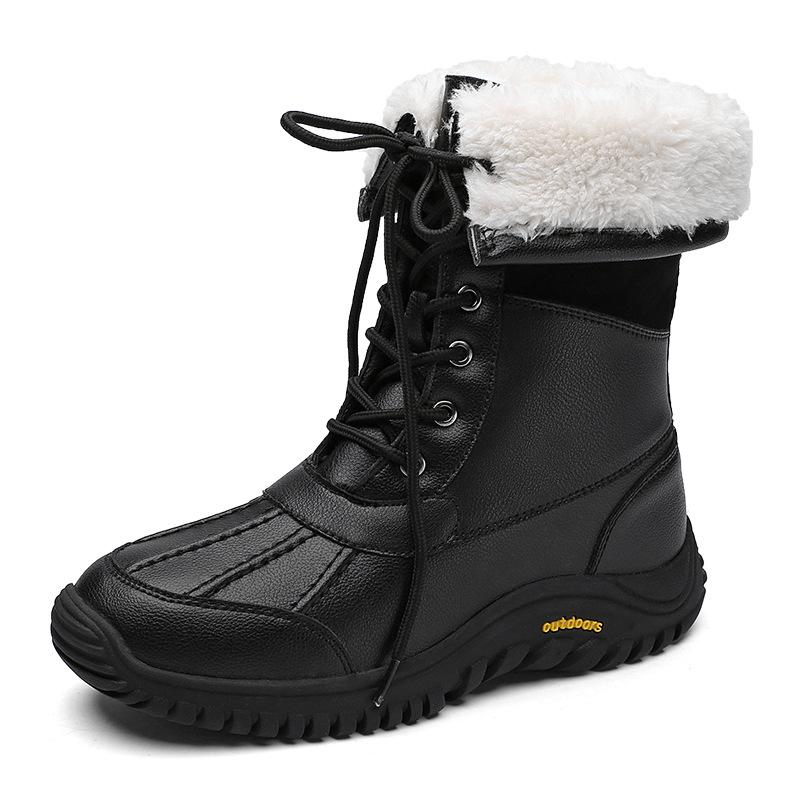 Snow Boots Women's Outdoor Northeast High-top Cotton Shoes Non-slip Warm Shoes