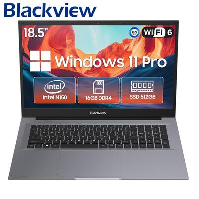 Blackview AceBook 10 18,5-Zoll Laptop Intel N150 Prozessor, 16GB RAM, 512GB SSD, 0-180° flach klappbares Scharnier