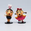 6Pcs/Set Anime Crayon Shin-Chan Figurine Toy Funny Party Collectible Model Doll Fans Gift