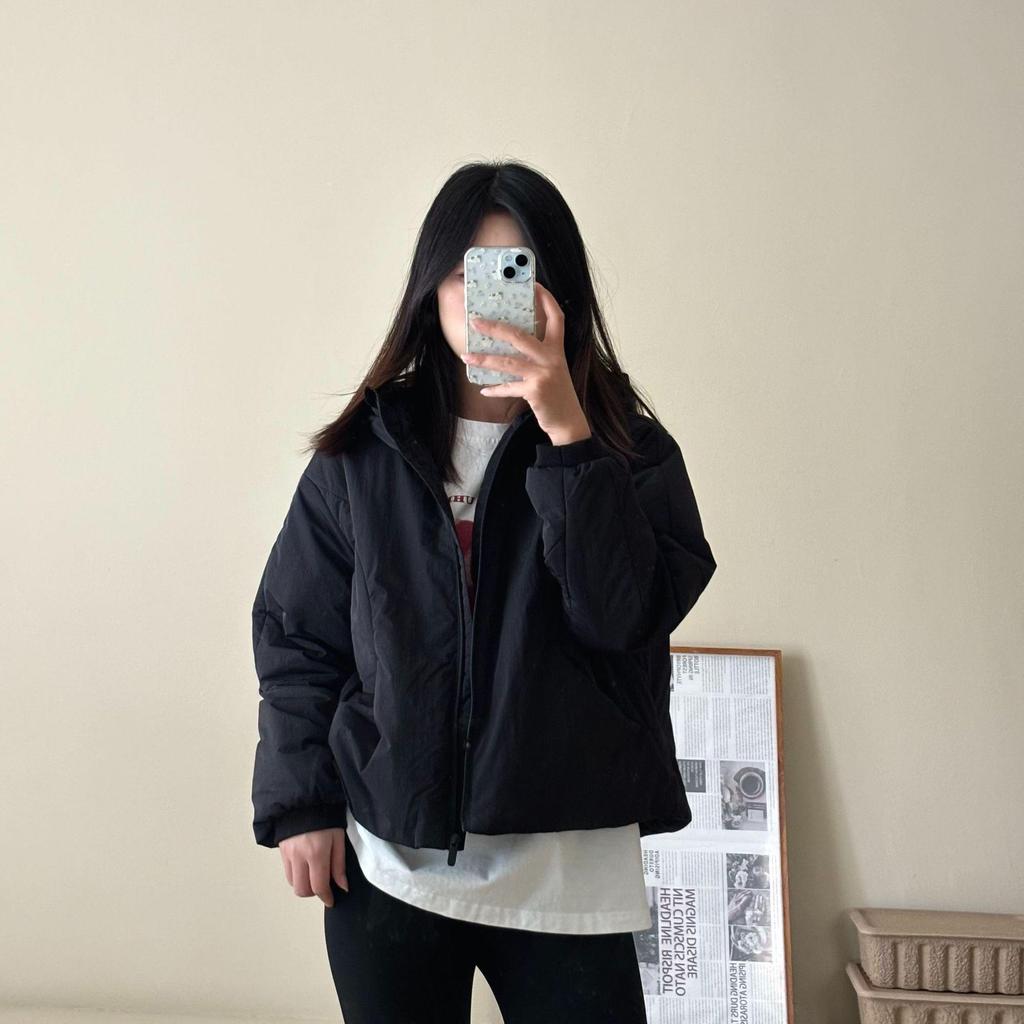 Lulu Sporty Women's Hooded Windproof Cotton Jacket - Casual, Versatile, High-End Outerwear