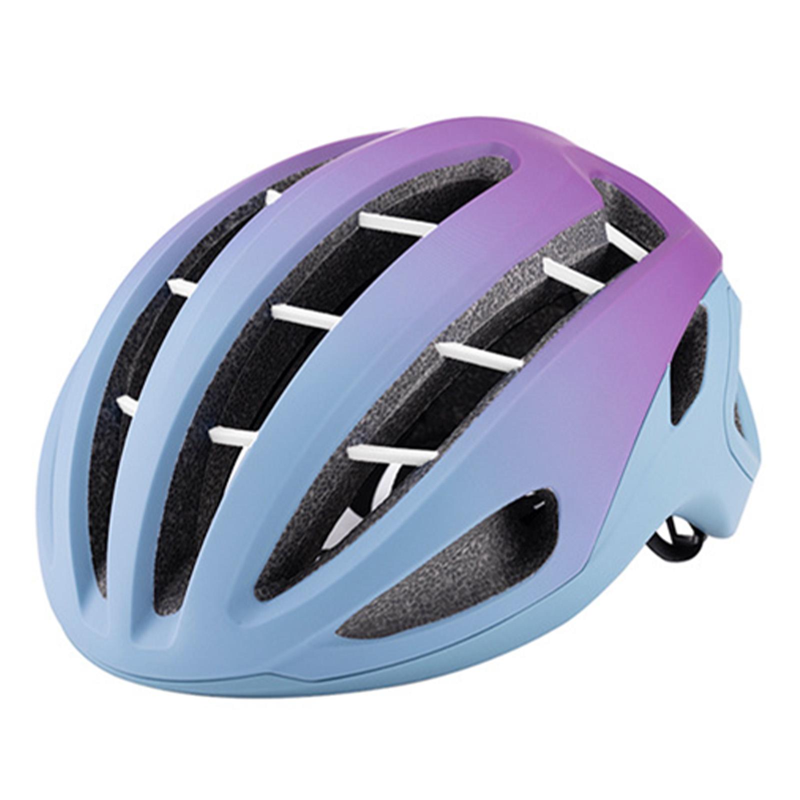 

Дорослий шолом для верхової їзди Легкий регульований велосипедний шолом для чоловіків і жінок Комфортний стійкий до падіння L синій/фіолетовий