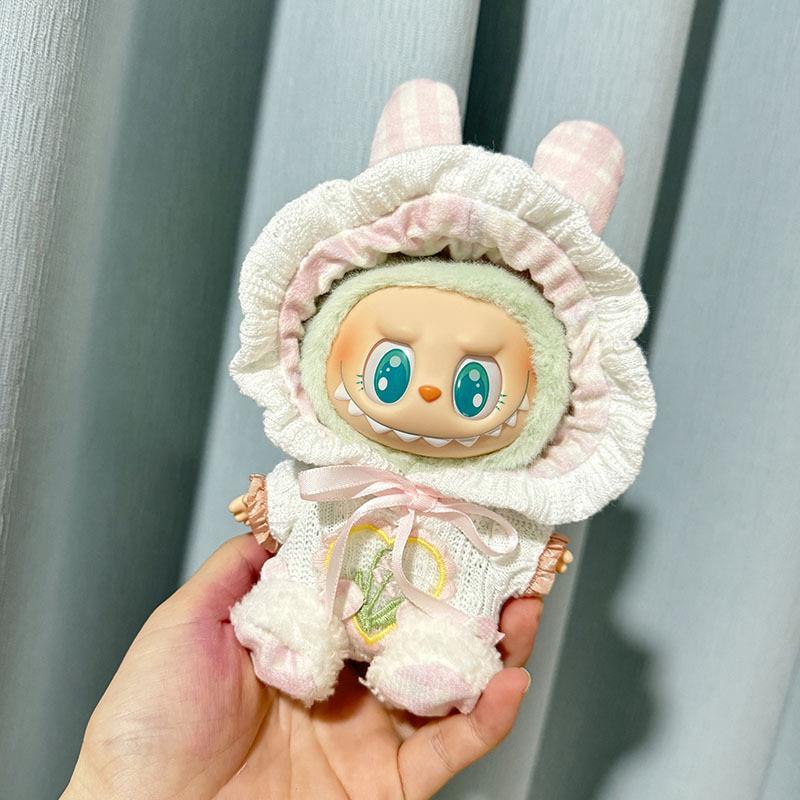 Original Second Generation Labubu Monster Have A Seat Series Cute Doll Clothestoy Ornaments Only Clothes Cute Doll Toy Gift