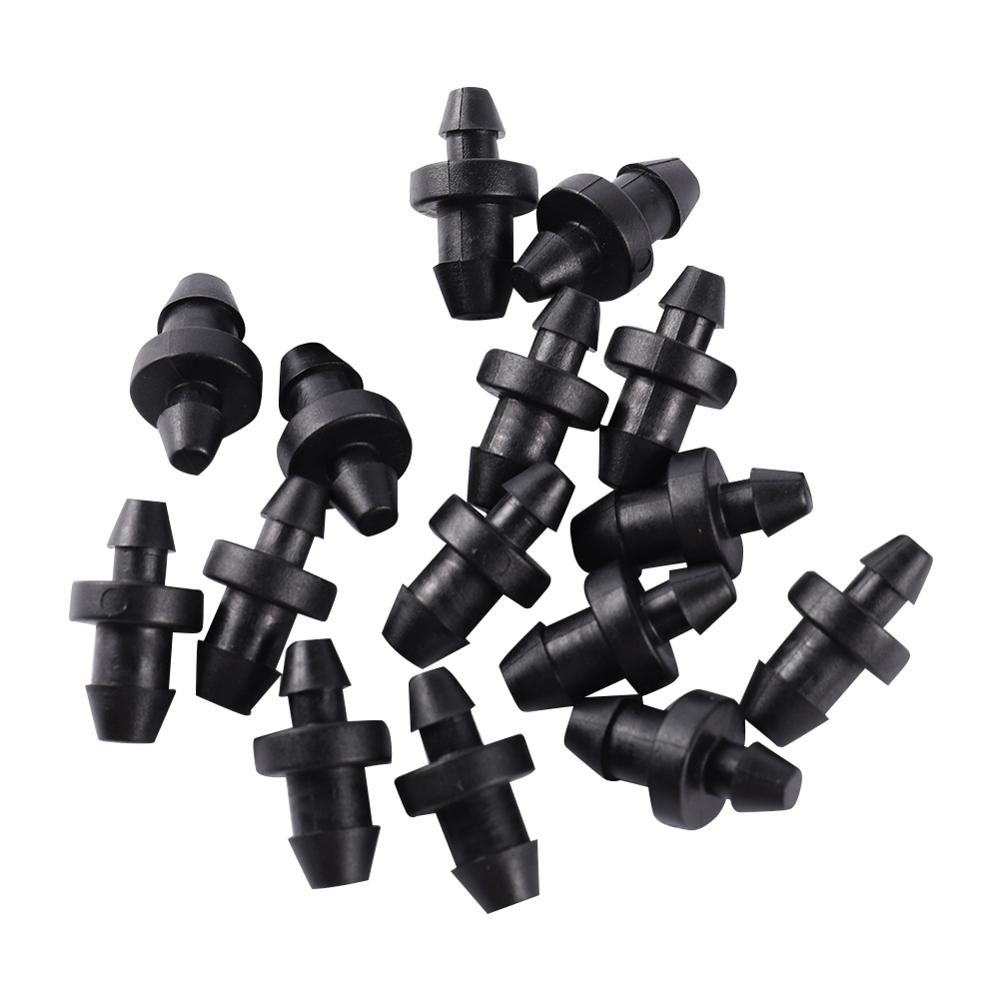 3mm 4mm Barbed Hose End Plug Water Seal Plastic Connector Pipe Fittings 50 Pcs Closure Tools