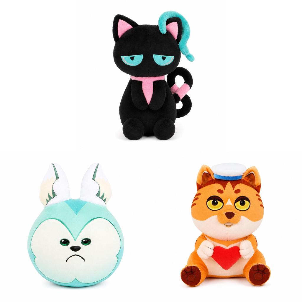 Neverness To Everness Cat Plush Pillow Cartoon Animal Cushion For Anime Fans
