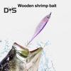 12CM/10G Luminous Shrimp Bait with Squid Jig Hook Realistic Bionic Artificial Lure Saltwater Freshwater Bass Walleye Trout Fishing Accessories