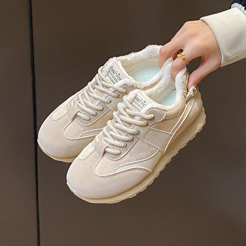 ins Korean version of the new velvet Forrest Gump shoes for women, winter students running sports to keep warm and casual