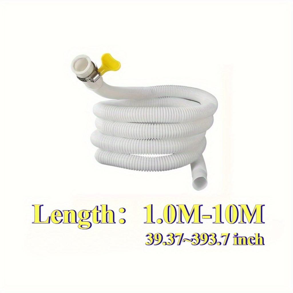 Multifunktionellt förlängningsrör för kran med klämma, Enkel installation, Sammanlåsande huvud- och svansdesign, Plastmaterial för trädgård, badrum, kök