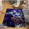 Killua Zoldyck Home Sofa Decoration for Living Room & Bedroom, Non‑Slip Play Flannel Floor Mat for Game Room