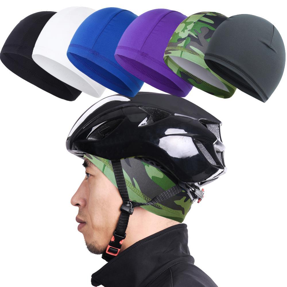 Unisex Cooling Skull Cap Breathable Summer Cycling Anti-UV Bicycle Helmet Running Hat Fast Heat Dissipation Headwear