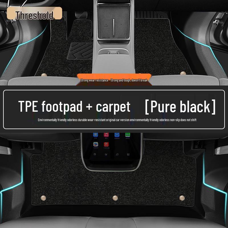 2026 Hongqi HS6 PHEV TPE Full Coverage Floor Mats - Custom Car Carpet Interior.