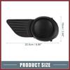 Front Left Right Side Fog Light Grille Cover 52128-08020 52127-08020 Fog Light Bezel Cover Trim for Toyota Sienna 2011-2015 1 Pair Replace Parts