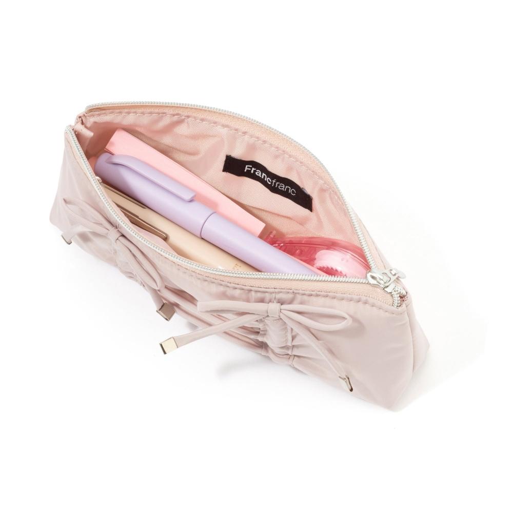 Franc Franc Japan Ribbon Pen   Eyeglasses Case Pink