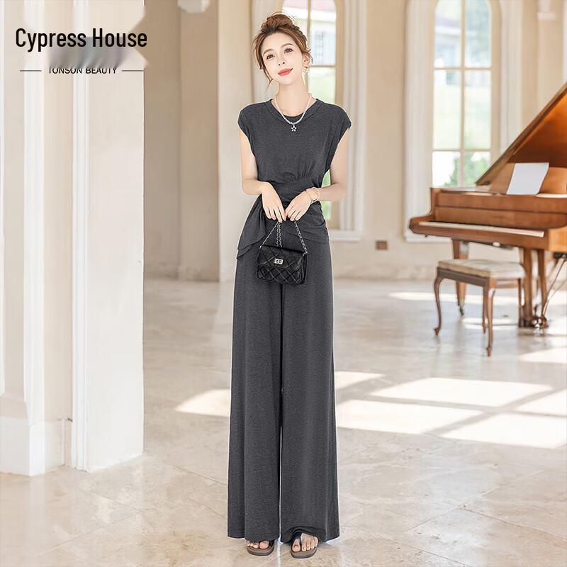 Sibaishe Women s Summer Fashion Two-Piece Set L