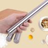 Stainless Steel Rolling Pin Dumpling Skin Pizza Dough Stick Non-stick Flour Stick Kitchen Baking Tool Dough Roller