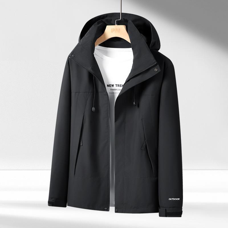 Spring and Autumn Men's and Women's Household Jackets Removable Hats Mountaineering Jackets Sports Jackets