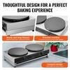 16-Inch Electric Crepe Maker Commercial Crepe Machine 6000W Double Head