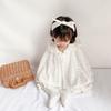 SLINX Baby Poncho with Princess White Floral for Outing Cold UV Outerwear Hood, Coat, All-Lace, Print, Children's Cloak/Cape Girls, Cloak, Protection,