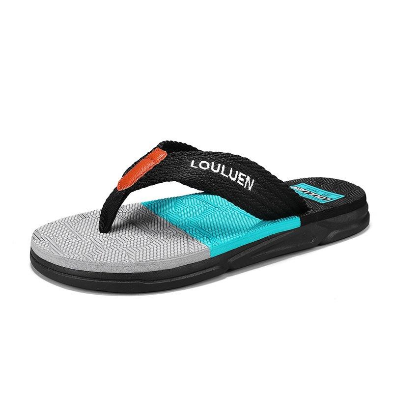 

Flip-flops summer new men s non-slip outer wear beach wear-resistant trend men s outdoor leisure pinch feet cool slippers 39