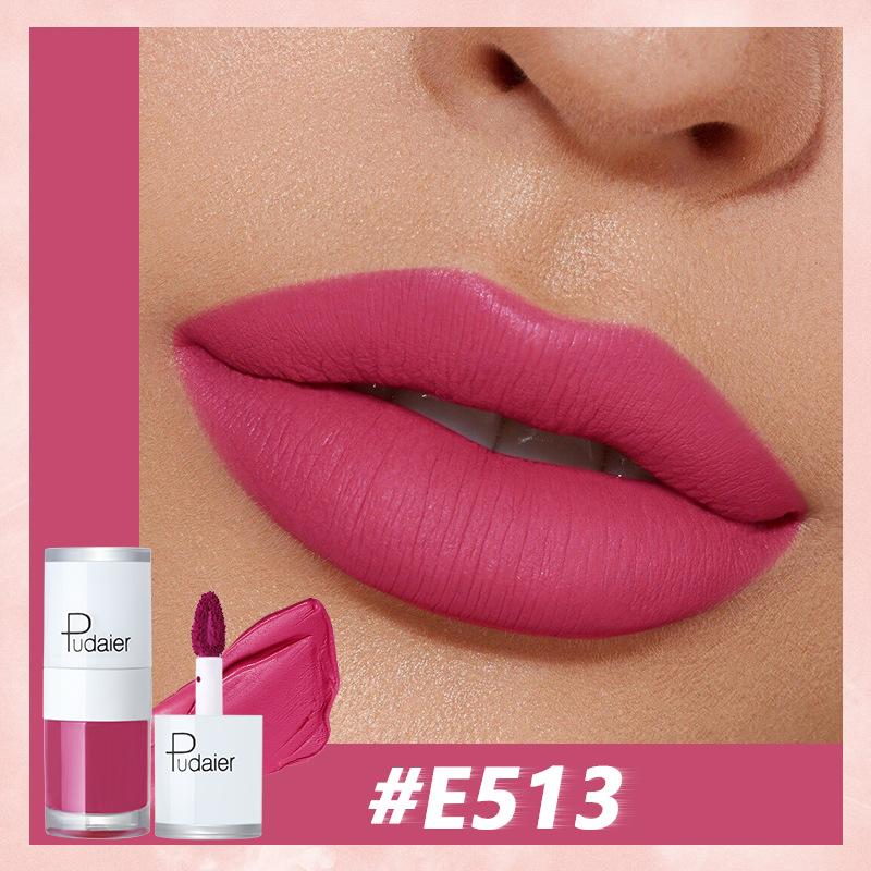 Velvety Mist Matte Lip Glaze Lasting Color Never Fade Instant Dry Liquid Lipstick Non-stick Cup Lip Gloss
