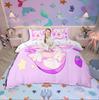 Homewish Cartoon Animal Axolotl Duvet Cover SetFlower Butterfly For Kids Bedding SetKawaii Wildlife Bed Set