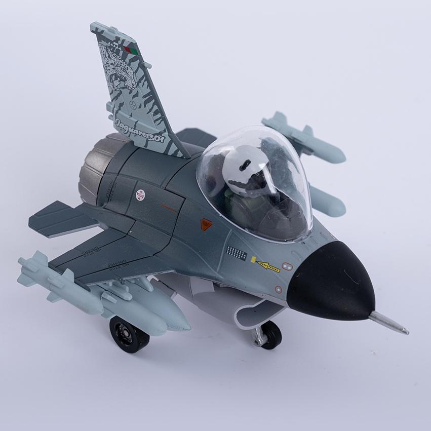 Q-Version F16 Metal Alloy Airplane Model(including base)Home Placement, Collection and Decoration  Creative Gift