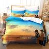 New Komi Can't Communicate Bedding Set Cartoon Anime Three-piece Set Adult Kid Bedroom Duvetcover Sets 3D Kawaii Girls Bedd