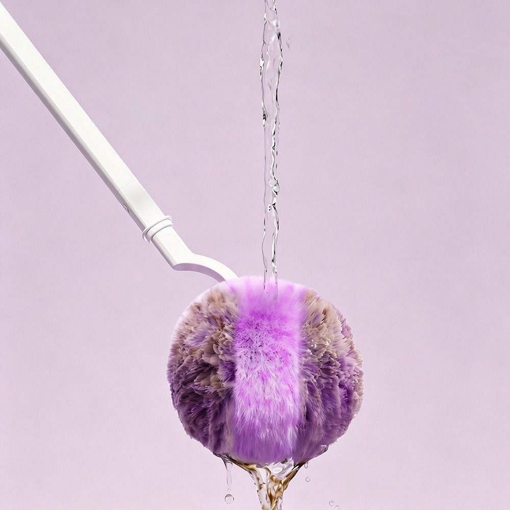Dense Soft Bristles Toilet Bowl Brush 360 Degree Cleaning Toilet Cleaning Brush Bathroom Cleaning