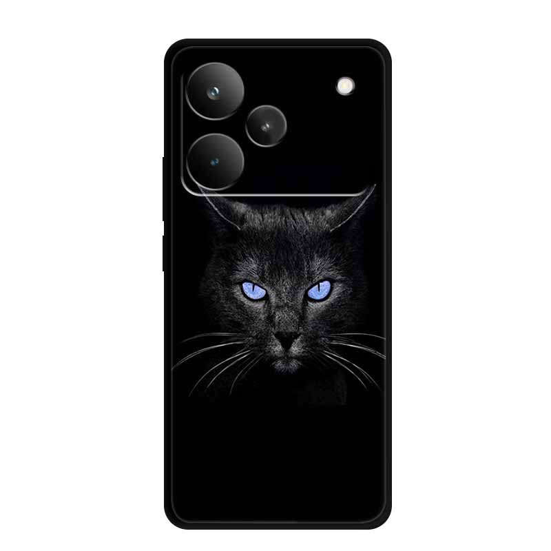 Für Realme P4 Pro 5G Hülle P4Pro Weiche TPU Silikon Rückabdeckung Für Realme P4 Pro Tiere 6,8" Bemalter Wolf Löwe Hülle Schale Tasche