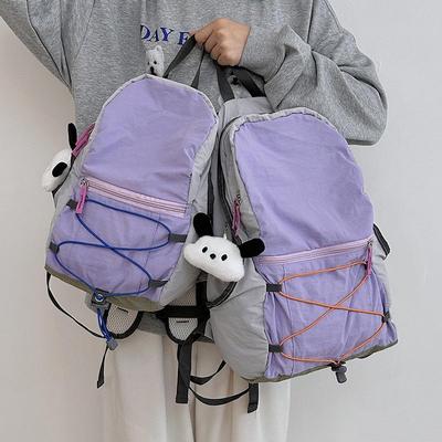 New Style Lightweight Backpack for Junior High Students - Unisex Double Shoulder Bag for Sports, Outdoor, and Mountaineering, Large Capacity.