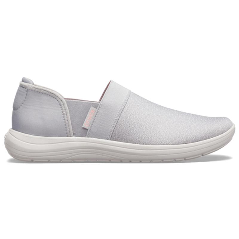 Crocs Casual Shoes Women's Low Top Light Gray