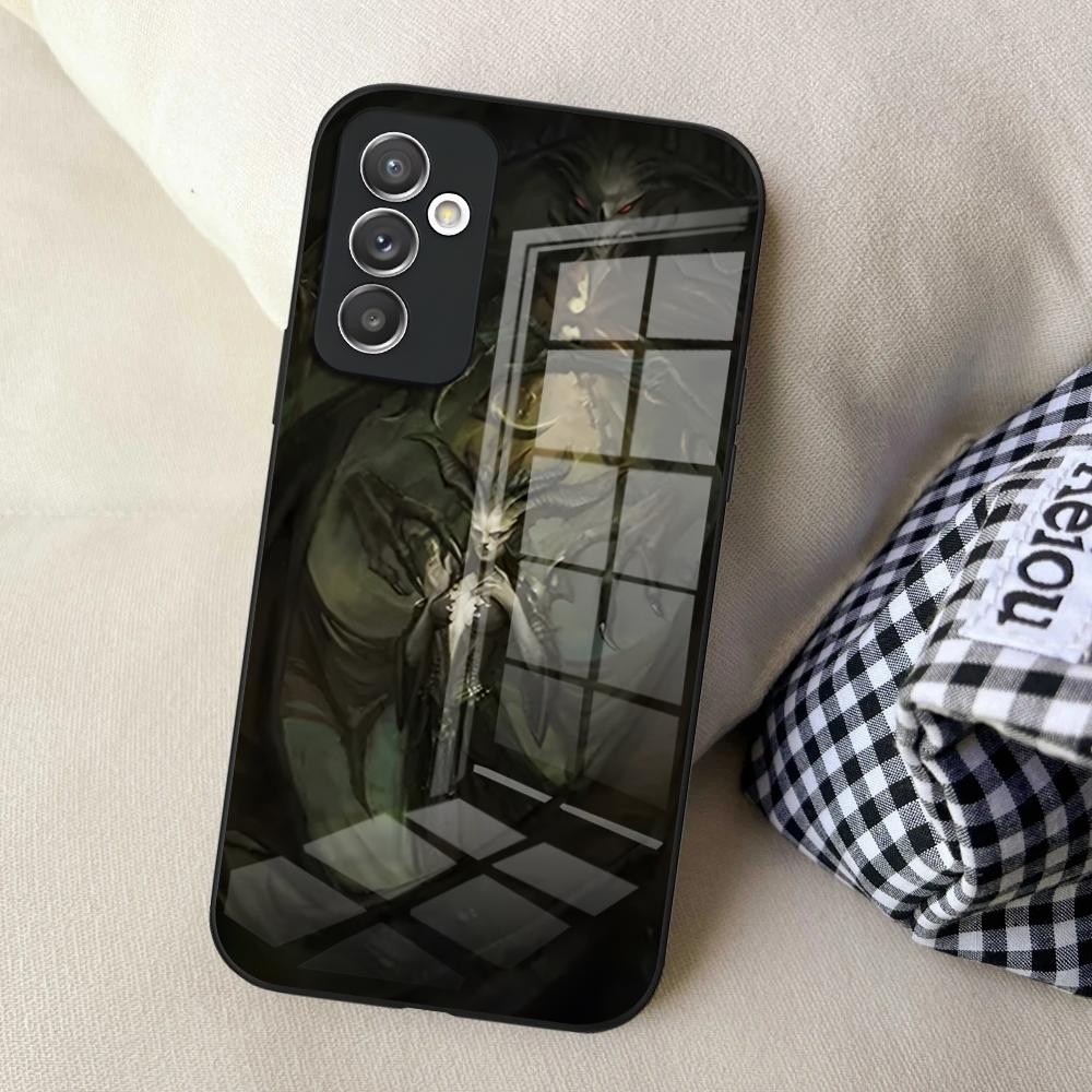 D-Diablo 4 Phone Case for Samsung S24 Ultra S23 S22 S20 Fe S21 Plus Galaxy A54 A34 A24 A53 M54 Note 20 Glass Cover