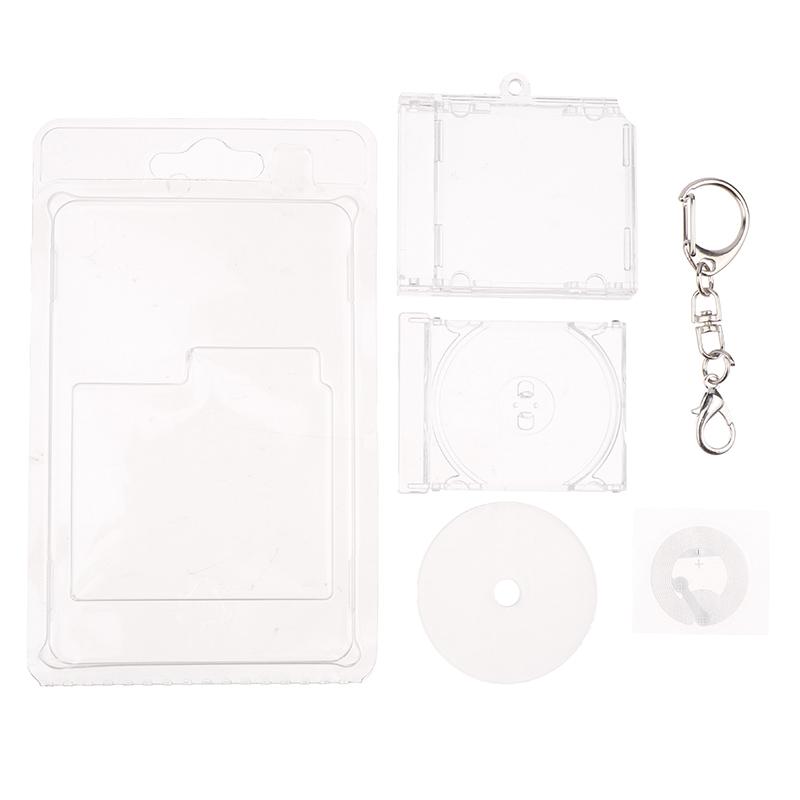 1Set Mini Nfc Functional Cd Disc Case Key Chain Peripheral Commemorative Album Key Holder For Diy Backpack Pendant