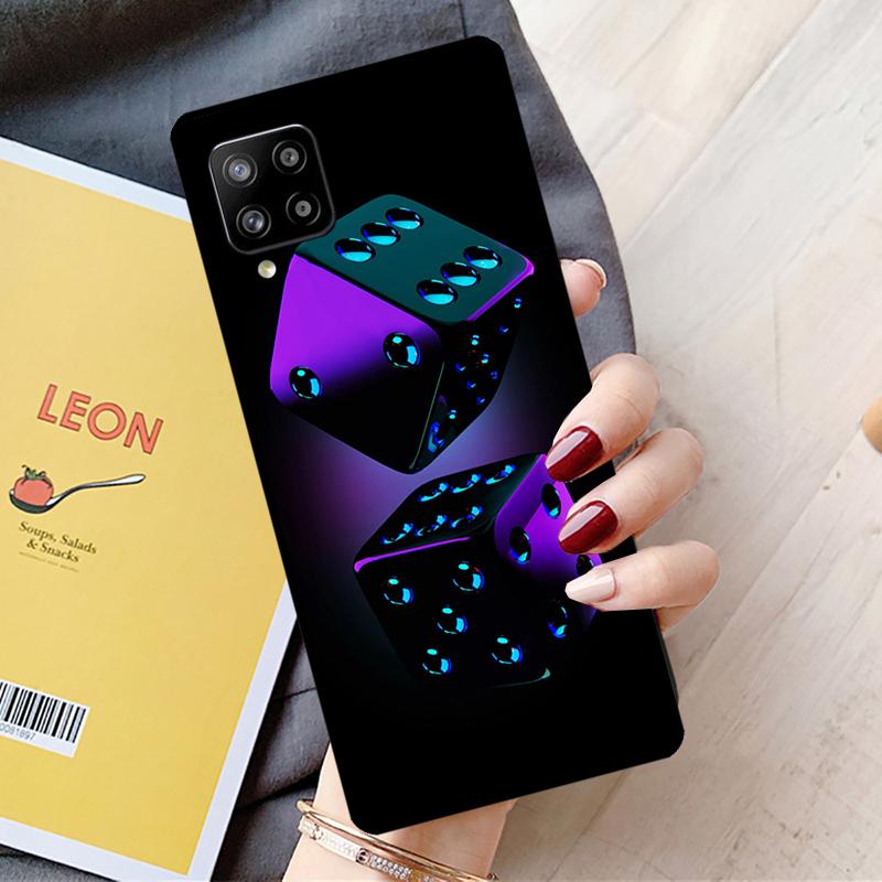 Würfel Poker Casino Für Samsung Galaxy A05 A06 A56 A36 A26 A16 A22 A32 A52 A54 A34 A14 A55 A15 A53 A33 A35 Hülle