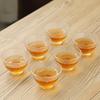 Thickened, heat-resistant glass tea cup for home use – transparent, Gongfu style, ideal for tea tasting. Large host cup, perfect for enjoying tea.