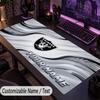 Large Mouse PadLas Vegas Raiders Custom Name Text Personalized Desk Mat Non Slip Gaming Pad