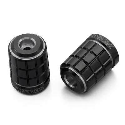 Daytona PREMIUM ZONE Motorcycle Bar End do Yamaha BRICK Ash Silver 37678 (M6)