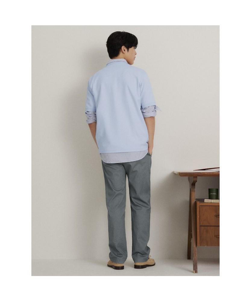 Binpolmen Pigment Washed Comfort Fit Chino Pants Green
