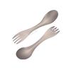 Titanium Camping Cutlery Set Lightweight Portable Outdoor Fork Spoon Chopsticks for Hiking Picnic Travel