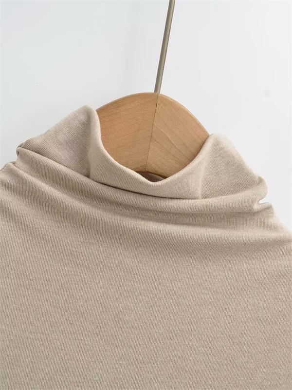 Women's Sleeveless High Neck Slim Fit Summer Vest