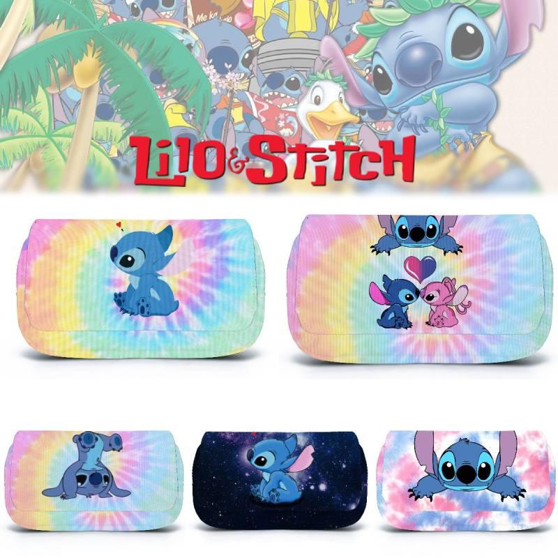 Stitch Character Pencil Case For Students Breathable And Popular 20-35l Capacity