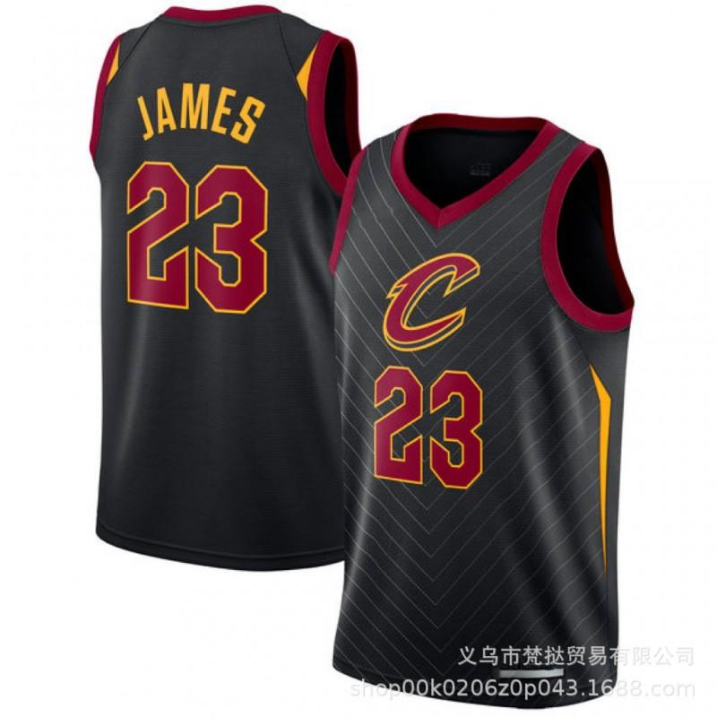 Cleveland Cavaliers Basketball Jersey Men Women Custom Stitched NBA Fan Wear Short Sleeve Cotton V-Neck Sportswear