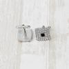 Creative New French-Style Rhinestone-Encrusted Cufflinks for Men's Shirts, B1076 - Gold