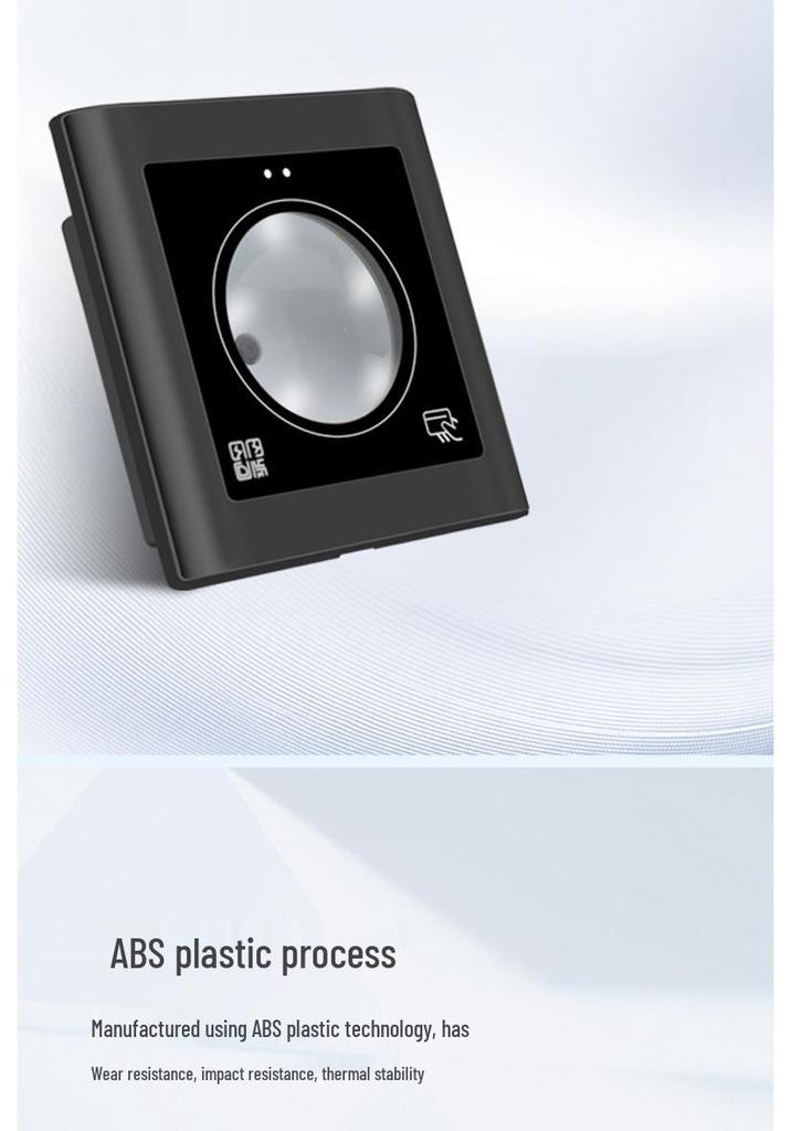 86-Type Embedded QR & ID Card Reader with Wiegand 26/34 Compatibility