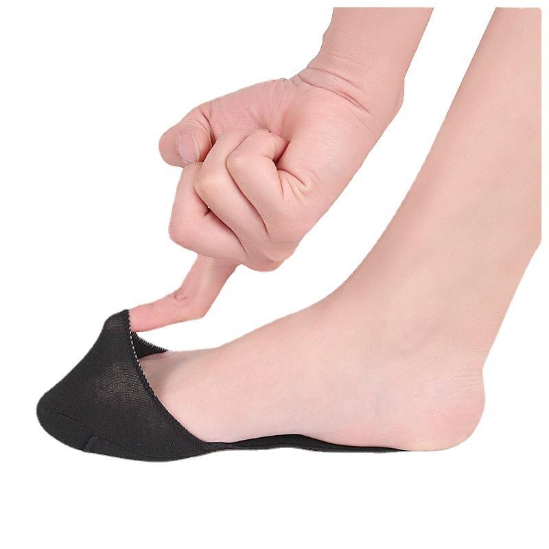 New Sponge Forefoot Pad High Heels Invisible Sweat-absorbing Breathable Forefoot Socks Dispensing Non-slip and Anti-pain Thickened Bottom Socks