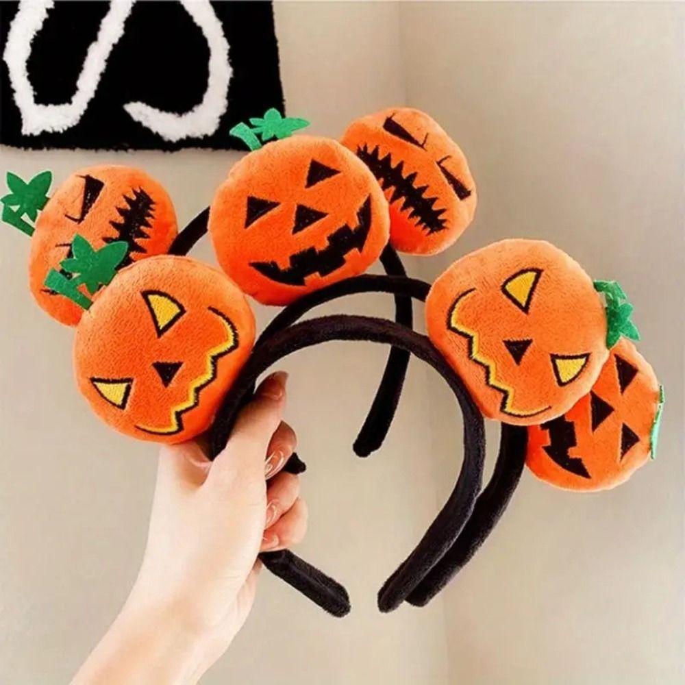 Lightweight Ghost Hair Clip Cartoon Pumpkin Cartoon Hairband Cute Pumpkin Headband For Halloween
