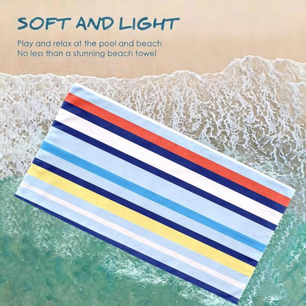 Beach Towel | Bath Towel Extra Large Lightweight Soft Luxury Oversized with Strong Wrapping Properties | Perfect for Sports, Bea