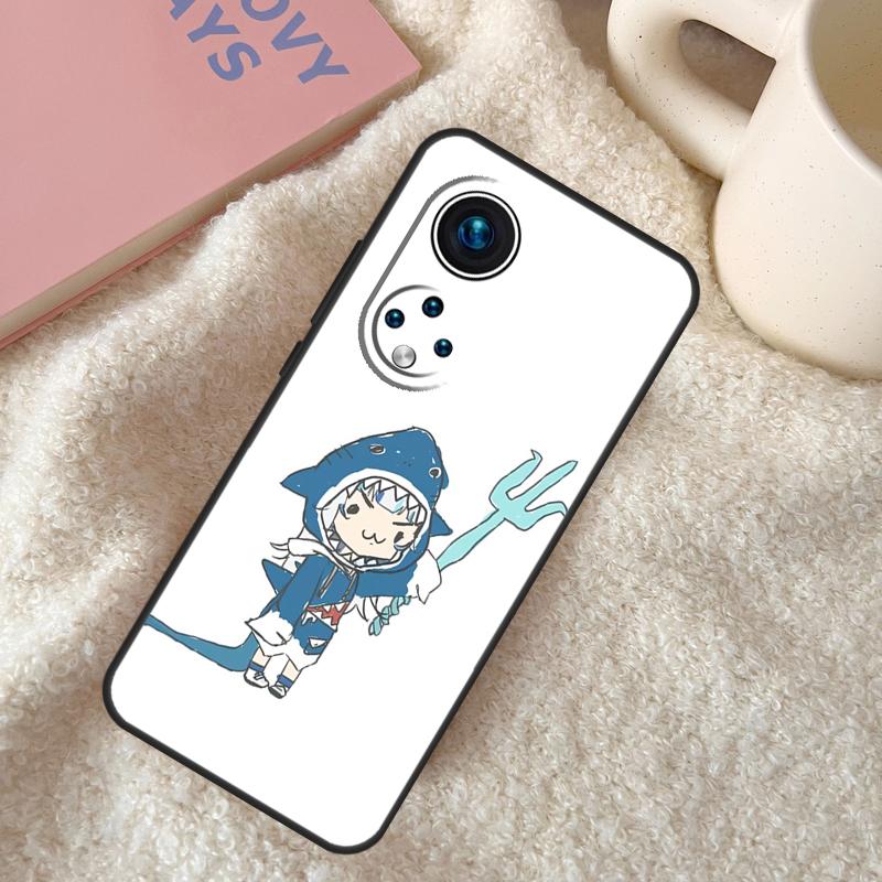 Anime Hololive Gawr Gura Case For Honor X9c X8a X8b X9b X9a X8 X9 50 70 90 Lite Honor 200 Lite Magic 5 6 7 Pro Coque